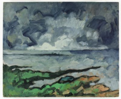 Heinrich Nauen, Landzunge am Bodensee, 1924