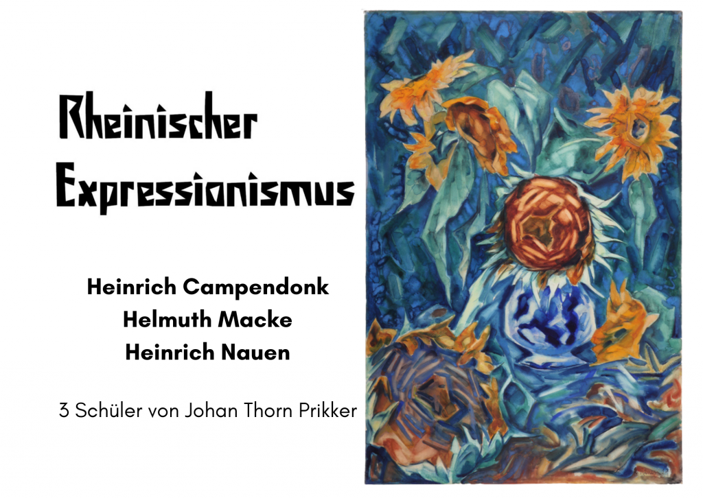 Ausstellung, Rheinischer Expressionismus, Heinrich Campendonk, Helmuth Macke, Heinrich Nauen