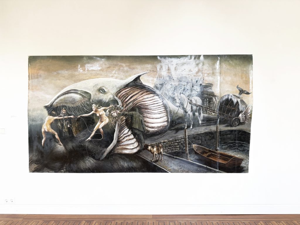 Andrea Lehmann, Andromeda und Kassiopeia, 2018.
Ausgestellt in der Villa Goecke 2026.